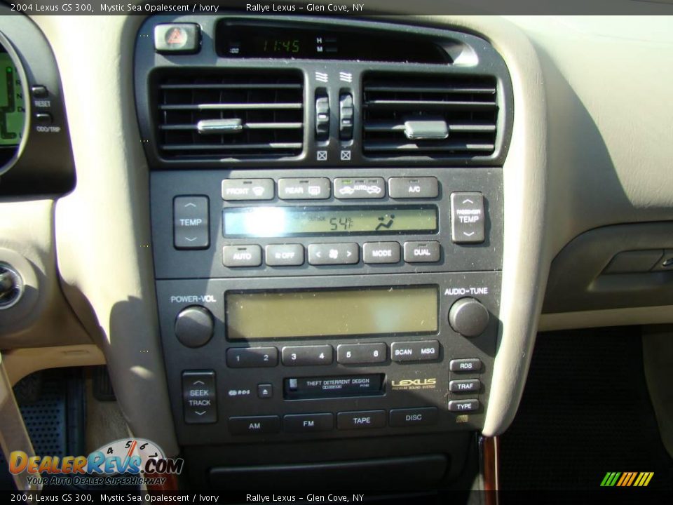 2004 Lexus GS 300 Mystic Sea Opalescent / Ivory Photo #13