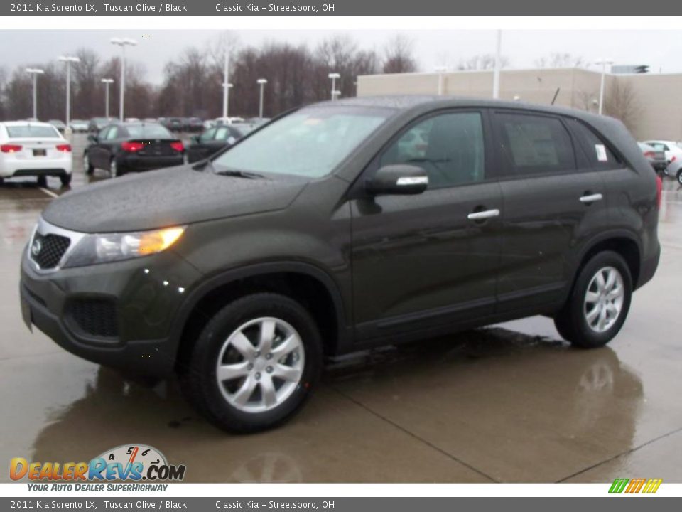 2011 Kia Sorento LX Tuscan Olive / Black Photo #3