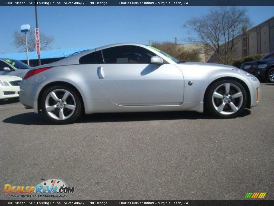 Silver Alloy 2008 Nissan 350Z Touring Coupe Photo #2