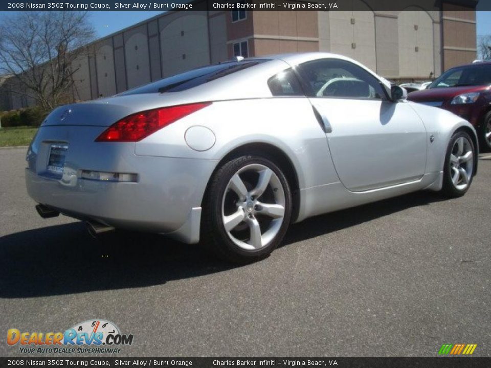 Silver Alloy 2008 Nissan 350Z Touring Coupe Photo #3