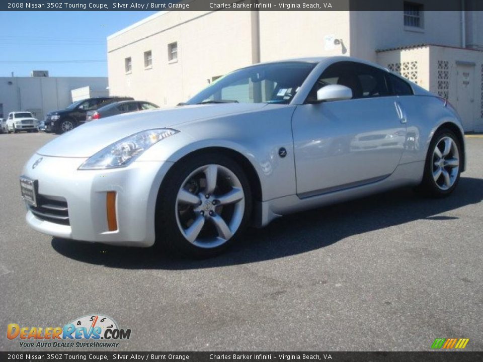 Front 3/4 View of 2008 Nissan 350Z Touring Coupe Photo #7