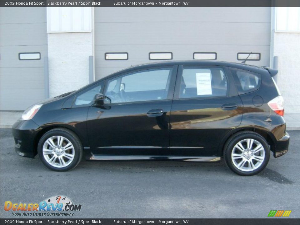 2009 Honda fit sport black #3