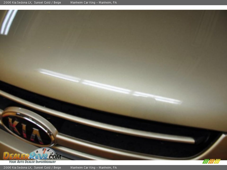 2006 Kia Sedona LX Sunset Gold / Beige Photo #23