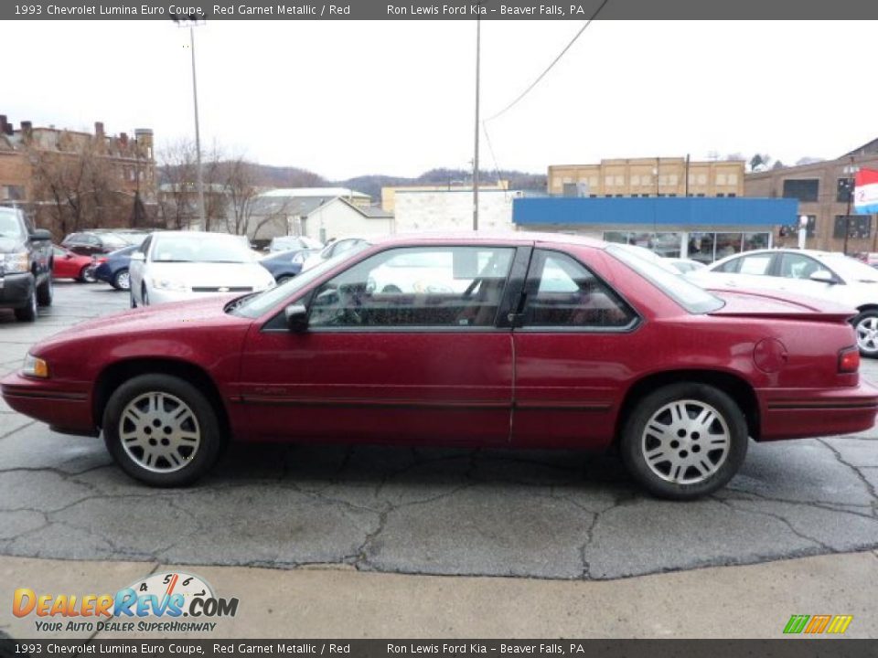 Red Garnet Metallic 1993 Chevrolet Lumina Euro Coupe Photo #6