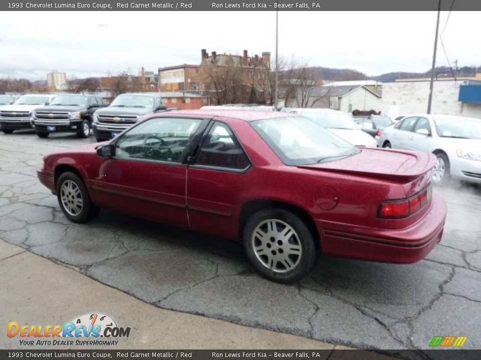 Red Garnet Metallic 1993 Chevrolet Lumina Euro Coupe Photo #7