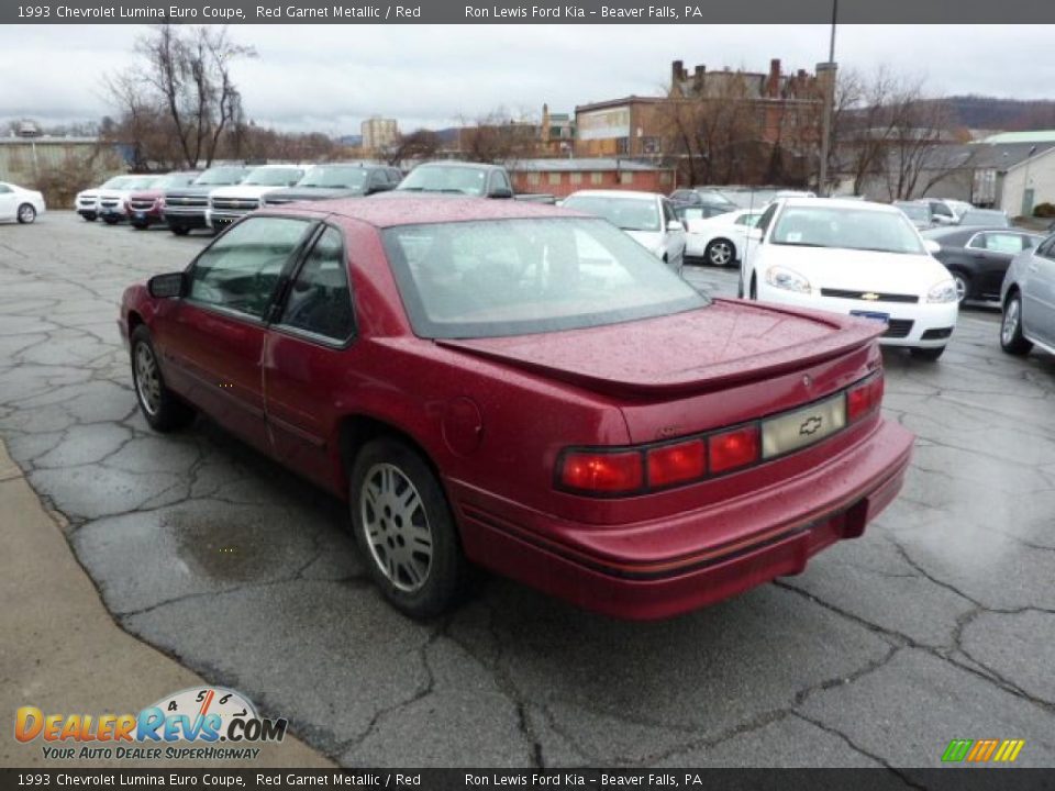 Red Garnet Metallic 1993 Chevrolet Lumina Euro Coupe Photo #8