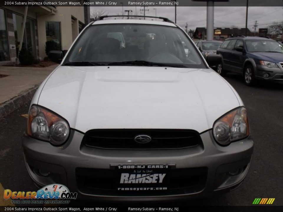 2004 Subaru Impreza Outback Sport Wagon Aspen White / Gray Photo #8