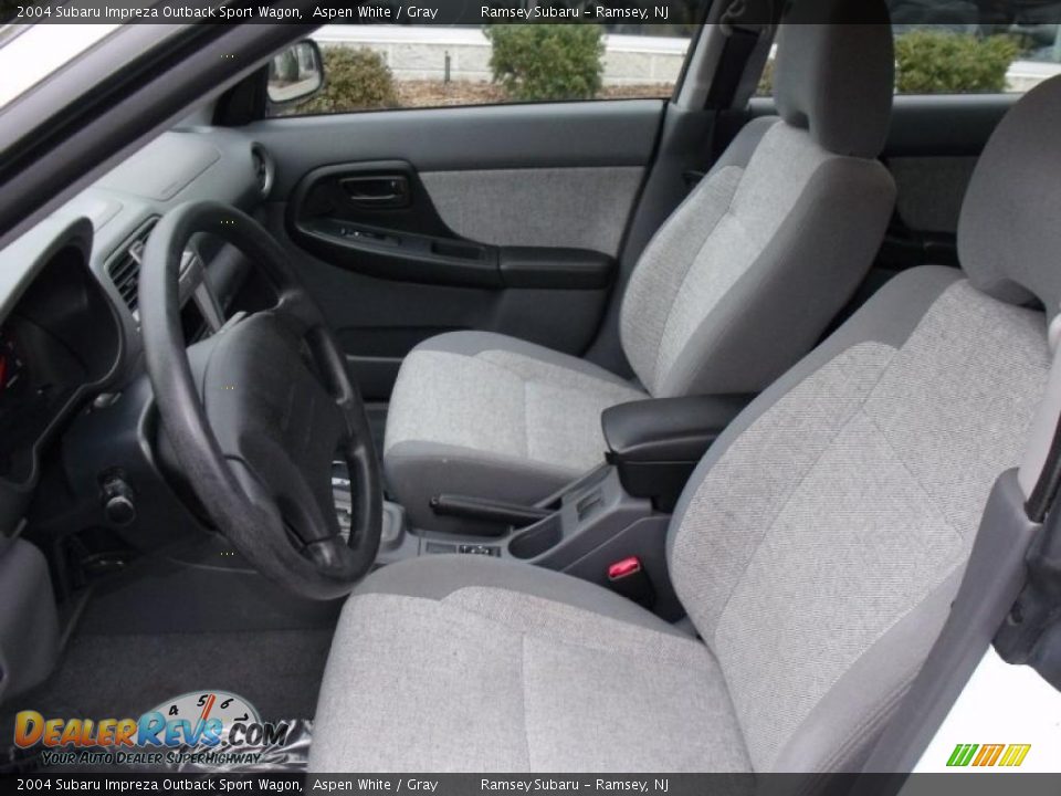 2004 Subaru Impreza Outback Sport Wagon Aspen White / Gray Photo #9