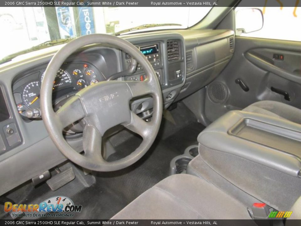 Dark Pewter Interior 2006 Gmc Sierra 2500hd Sle Regular