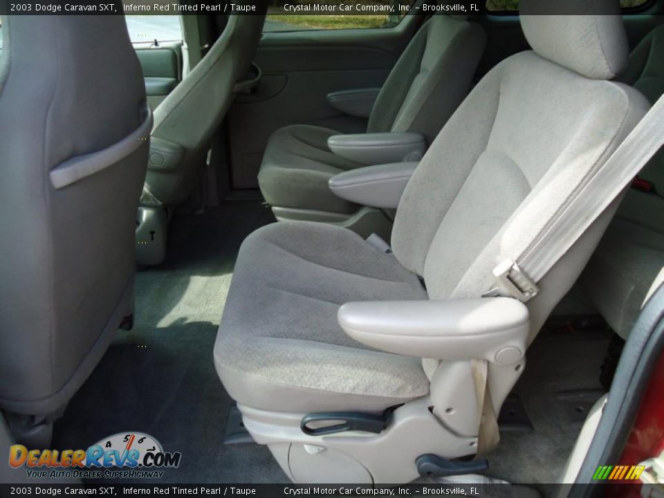 Taupe Interior - 2003 Dodge Caravan SXT Photo #7