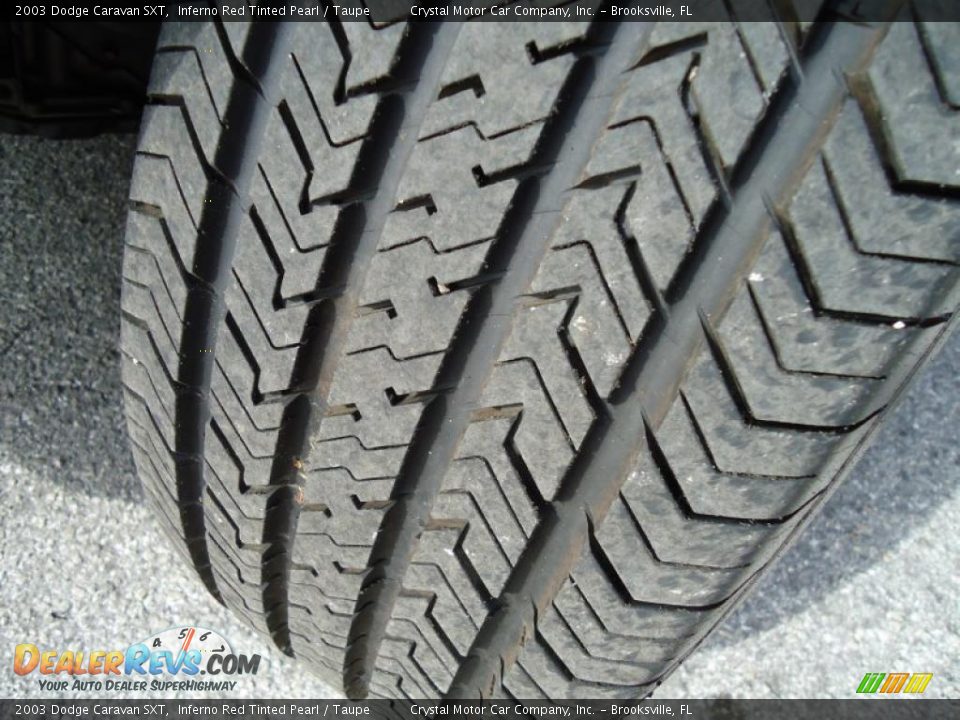 2003 Dodge Caravan SXT Inferno Red Tinted Pearl / Taupe Photo #22