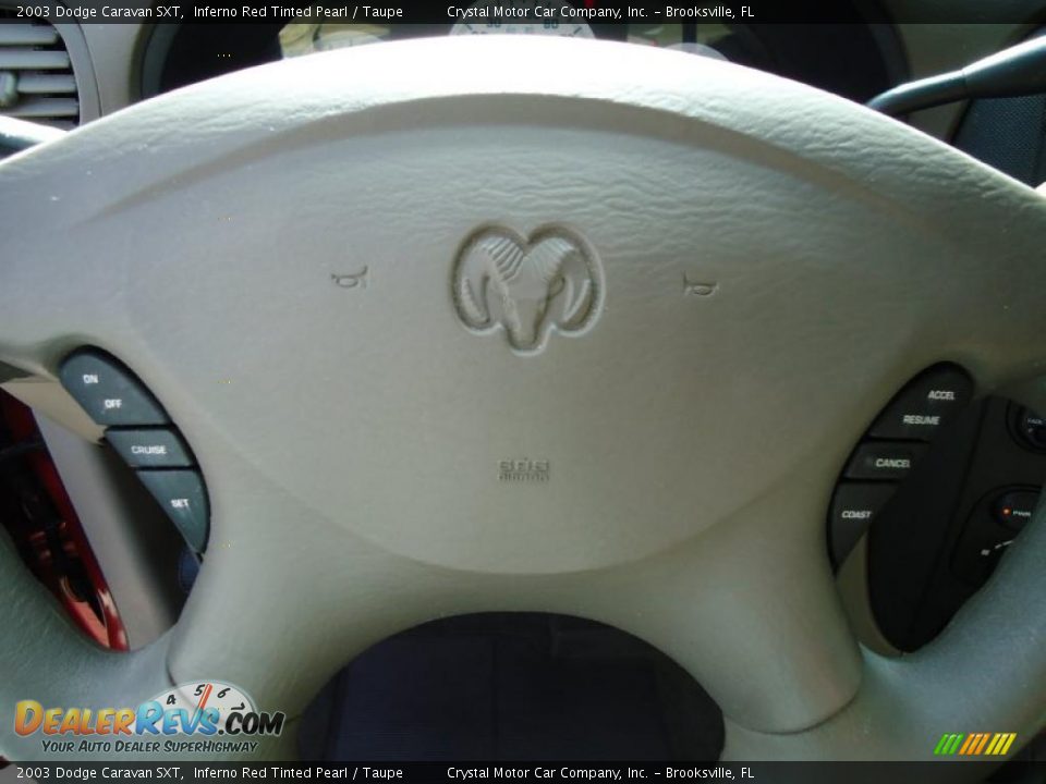 2003 Dodge Caravan SXT Steering Wheel Photo #31