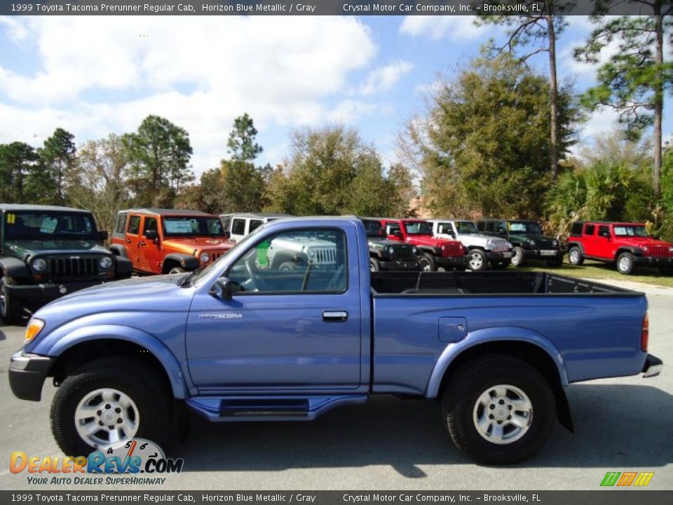 Horizon Blue Metallic 1999 Toyota Tacoma Prerunner Regular Cab Photo #2