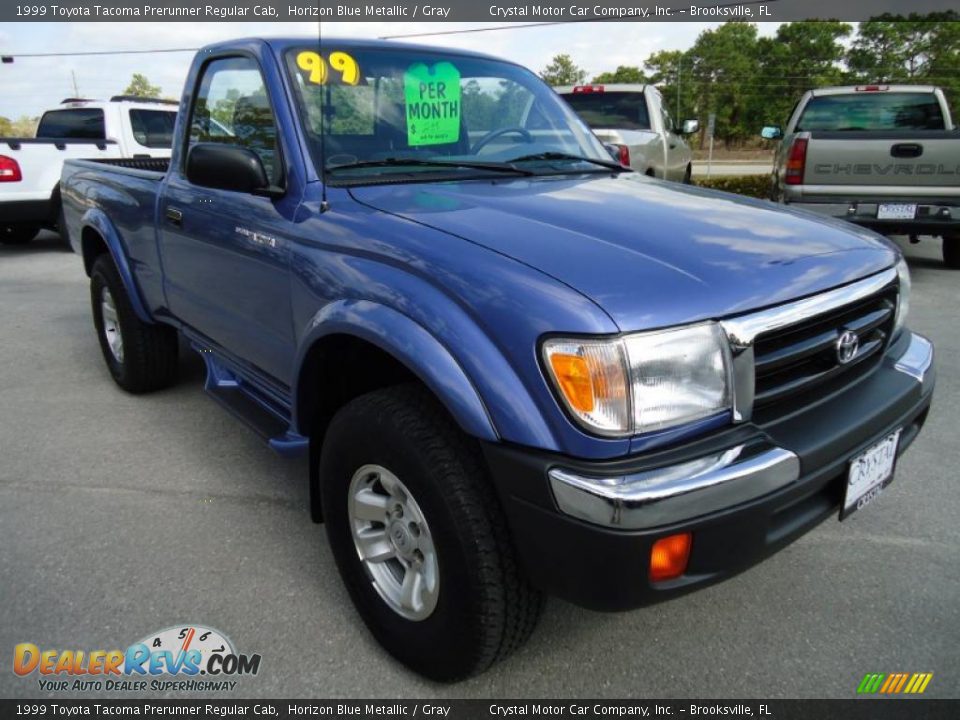 Front 3/4 View of 1999 Toyota Tacoma Prerunner Regular Cab Photo #10