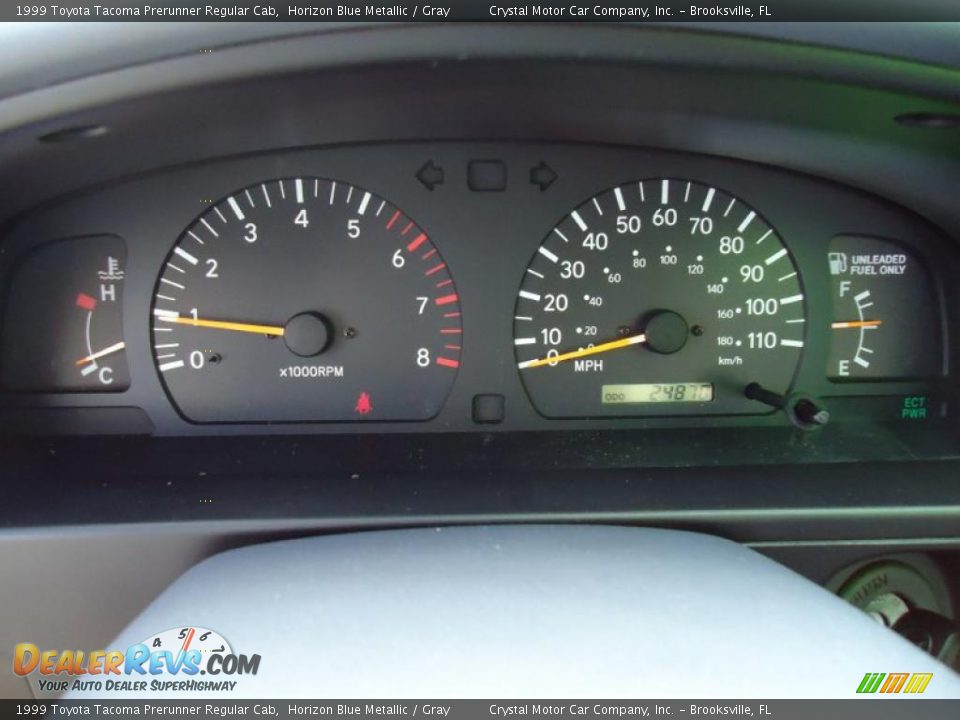 1999 Toyota Tacoma Prerunner Regular Cab Gauges Photo #23