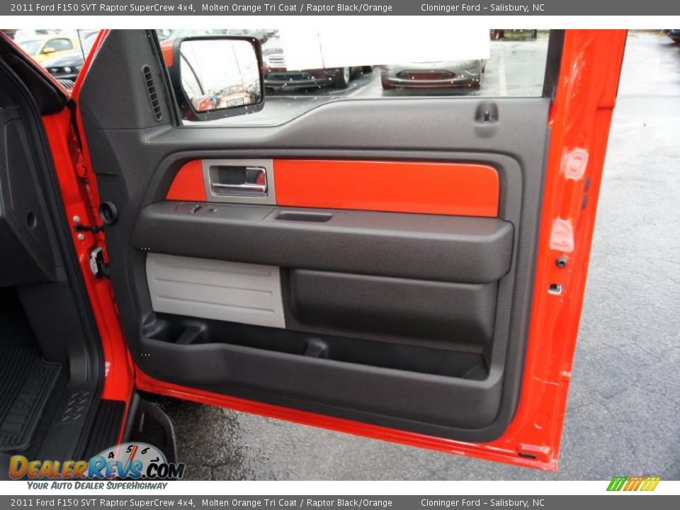 Door Panel of 2011 Ford F150 SVT Raptor SuperCrew 4x4 Photo #12