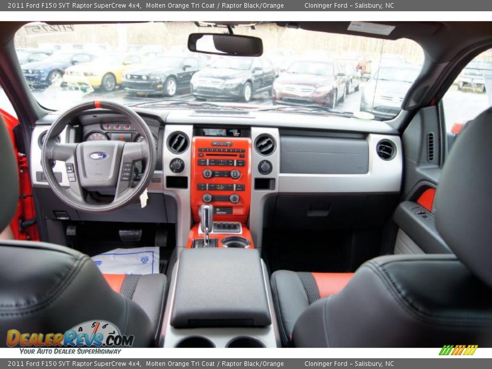 Dashboard of 2011 Ford F150 SVT Raptor SuperCrew 4x4 Photo #21