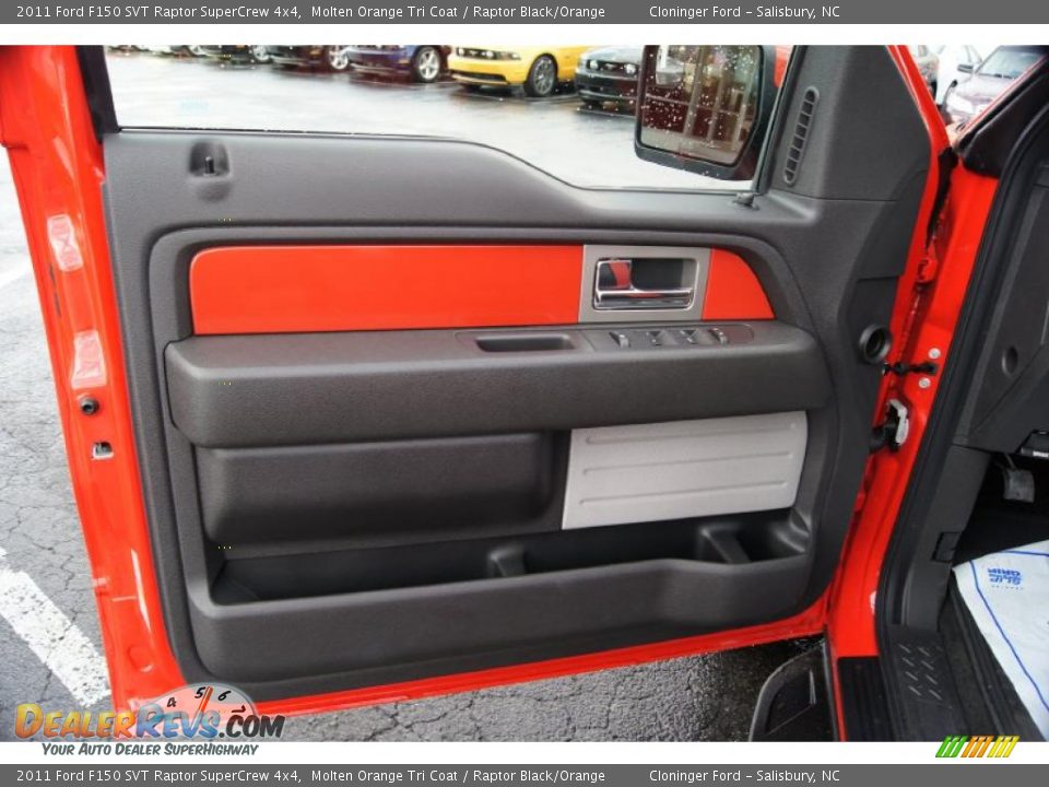 Door Panel of 2011 Ford F150 SVT Raptor SuperCrew 4x4 Photo #22