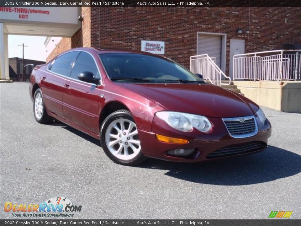 2002 Chrysler 300 M Sedan Dark Garnet Red Pearl / Sandstone Photo #1