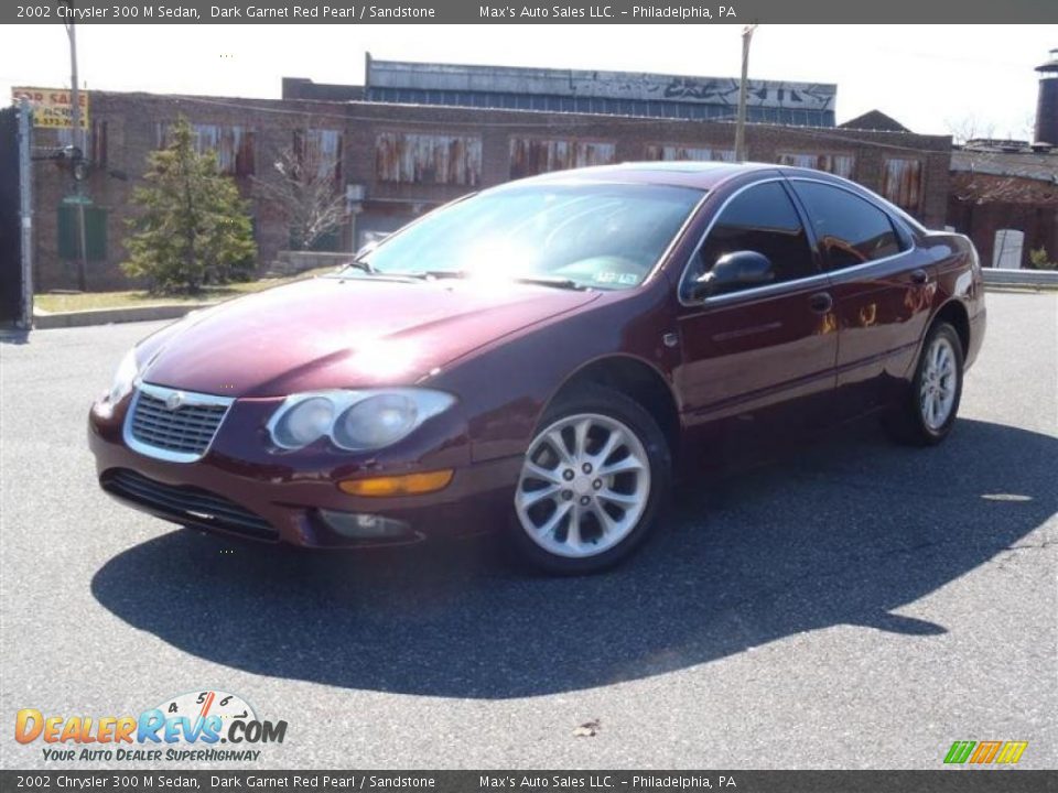 2002 Chrysler 300 M Sedan Dark Garnet Red Pearl / Sandstone Photo #2