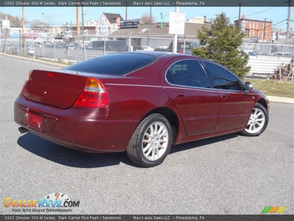 2002 Chrysler 300 M Sedan Dark Garnet Red Pearl / Sandstone Photo #3