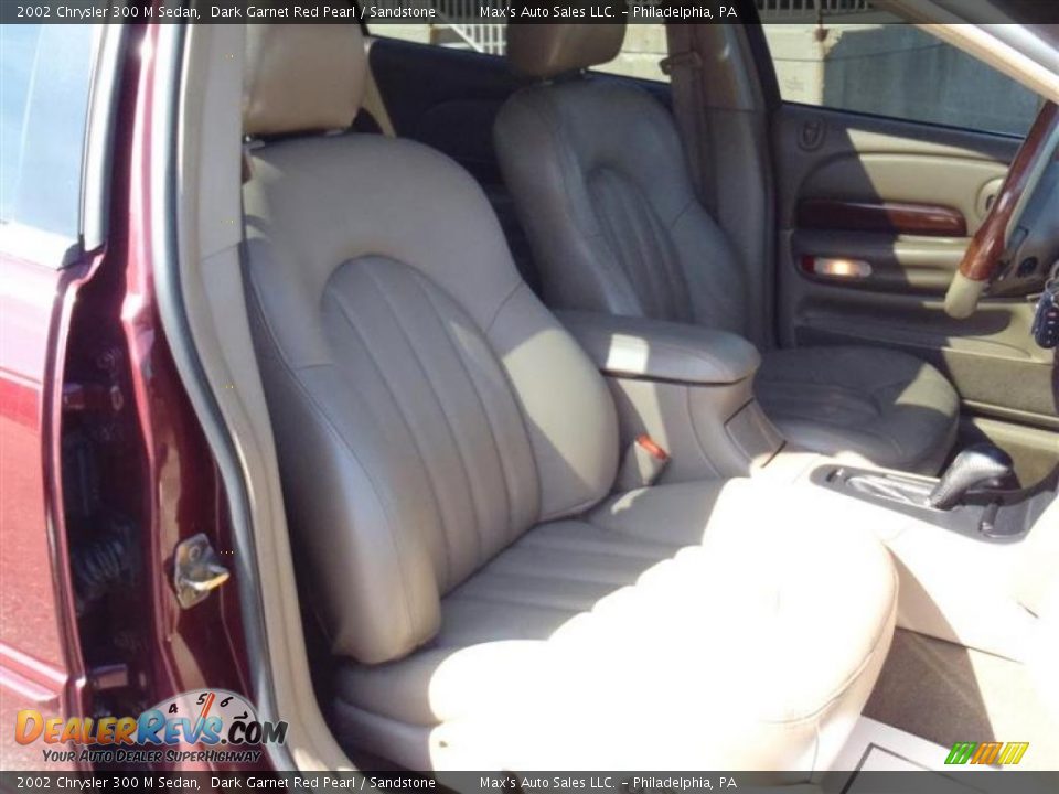 2002 Chrysler 300 M Sedan Dark Garnet Red Pearl / Sandstone Photo #5