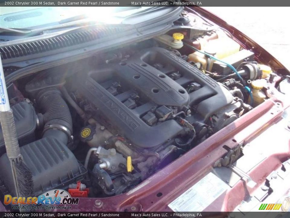 2002 Chrysler 300 M Sedan Dark Garnet Red Pearl / Sandstone Photo #9