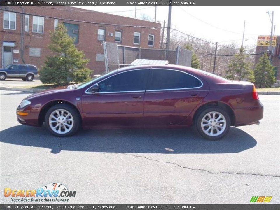 2002 Chrysler 300 M Sedan Dark Garnet Red Pearl / Sandstone Photo #10