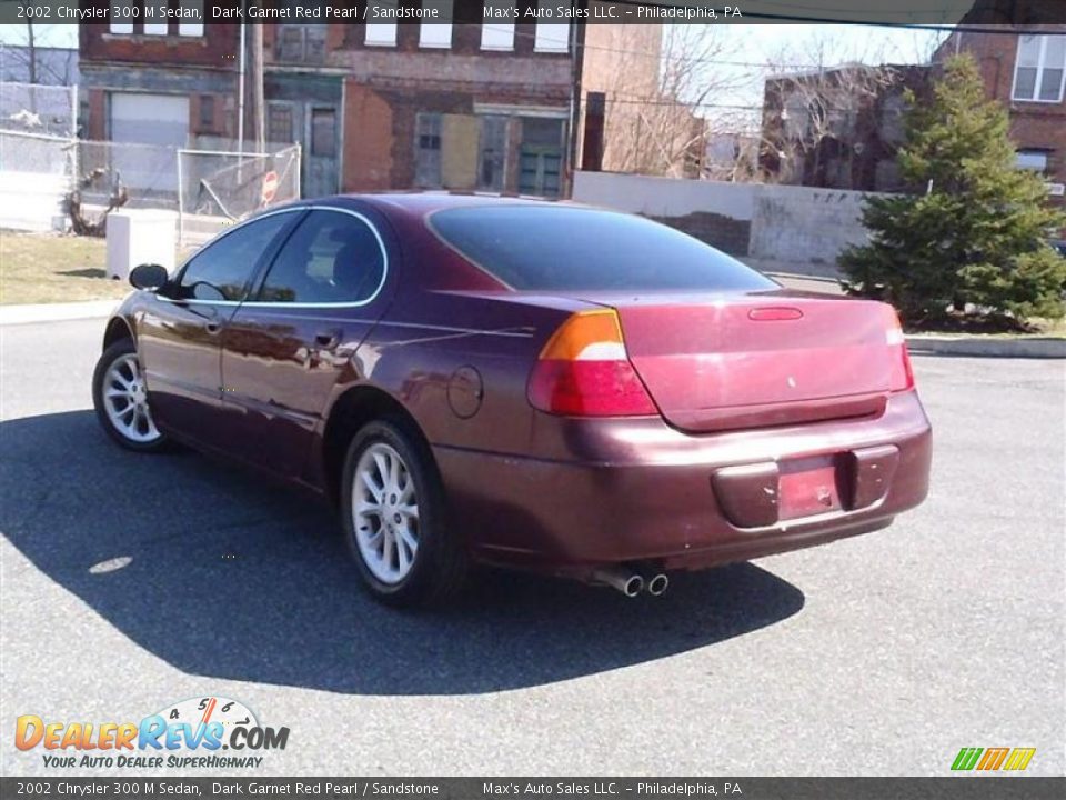 2002 Chrysler 300 M Sedan Dark Garnet Red Pearl / Sandstone Photo #14