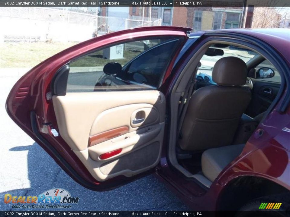 2002 Chrysler 300 M Sedan Dark Garnet Red Pearl / Sandstone Photo #16