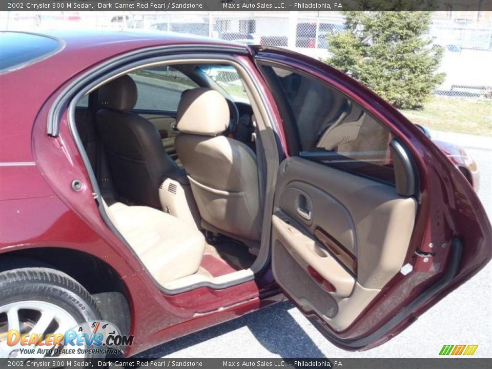 2002 Chrysler 300 M Sedan Dark Garnet Red Pearl / Sandstone Photo #19