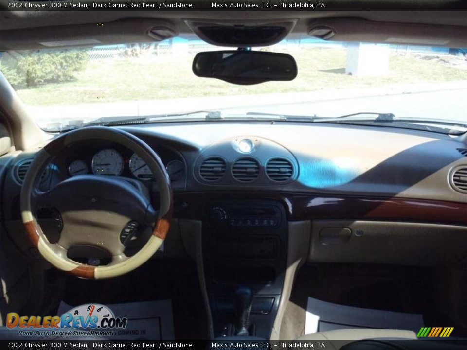 2002 Chrysler 300 M Sedan Dark Garnet Red Pearl / Sandstone Photo #22