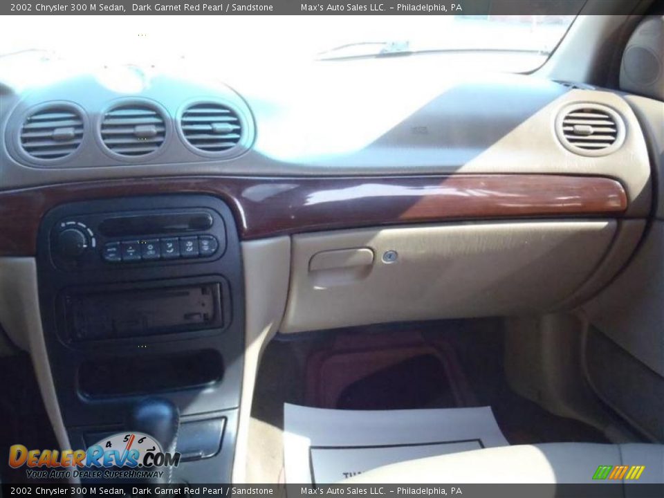2002 Chrysler 300 M Sedan Dark Garnet Red Pearl / Sandstone Photo #23