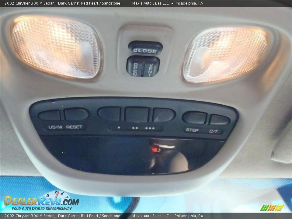2002 Chrysler 300 M Sedan Dark Garnet Red Pearl / Sandstone Photo #24