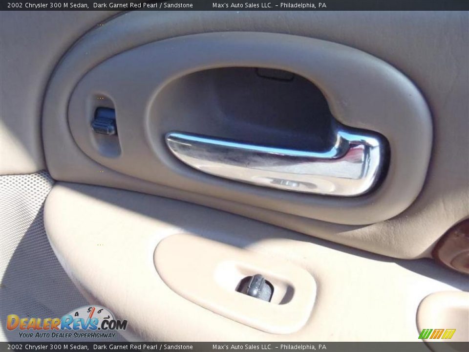 2002 Chrysler 300 M Sedan Dark Garnet Red Pearl / Sandstone Photo #26