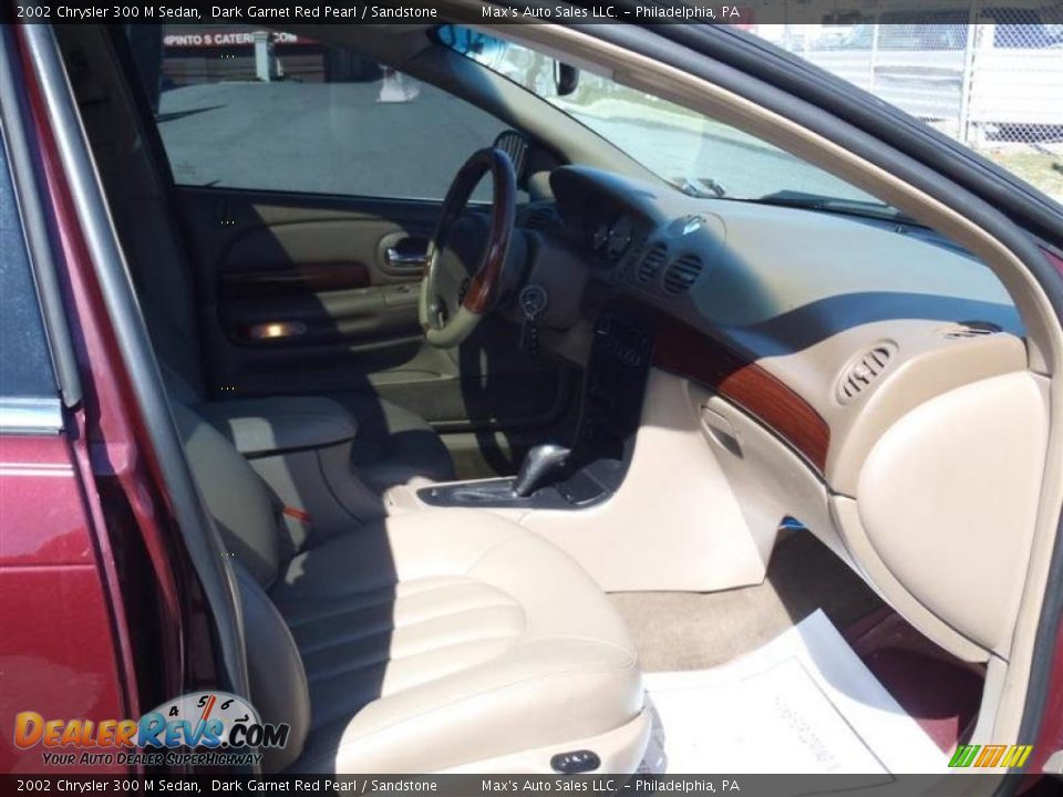 2002 Chrysler 300 M Sedan Dark Garnet Red Pearl / Sandstone Photo #27