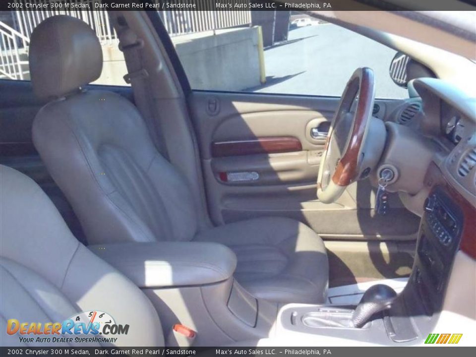 2002 Chrysler 300 M Sedan Dark Garnet Red Pearl / Sandstone Photo #29