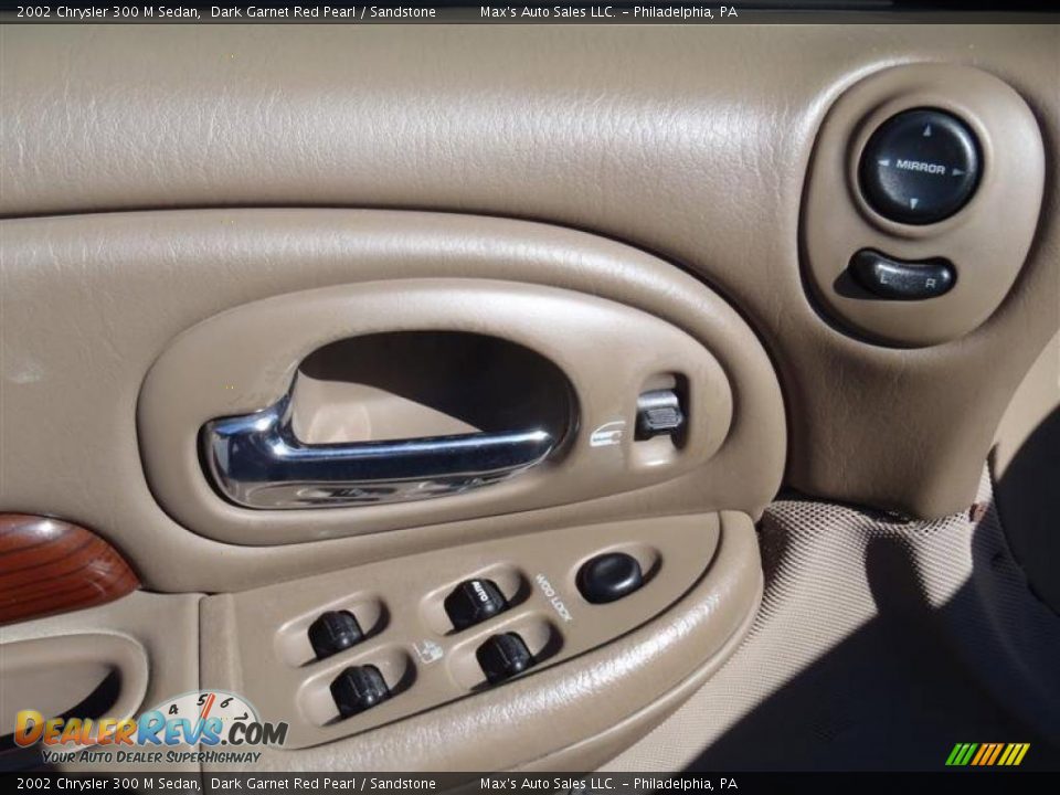 2002 Chrysler 300 M Sedan Dark Garnet Red Pearl / Sandstone Photo #31