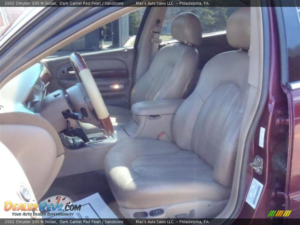 2002 Chrysler 300 M Sedan Dark Garnet Red Pearl / Sandstone Photo #33
