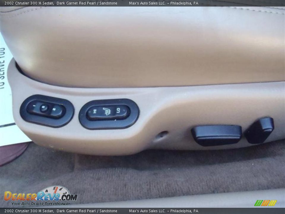 2002 Chrysler 300 M Sedan Dark Garnet Red Pearl / Sandstone Photo #34