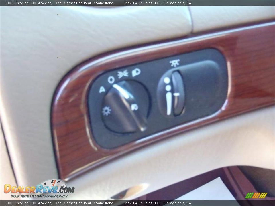 2002 Chrysler 300 M Sedan Dark Garnet Red Pearl / Sandstone Photo #35