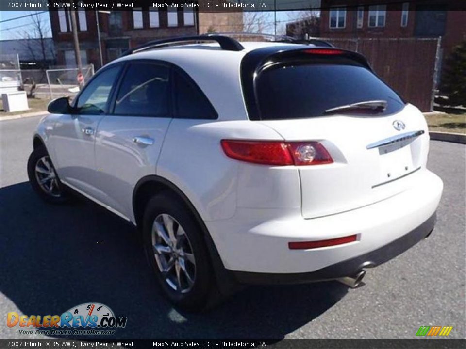 2007 Infiniti FX 35 AWD Ivory Pearl / Wheat Photo #3