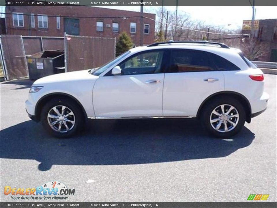 2007 Infiniti FX 35 AWD Ivory Pearl / Wheat Photo #11