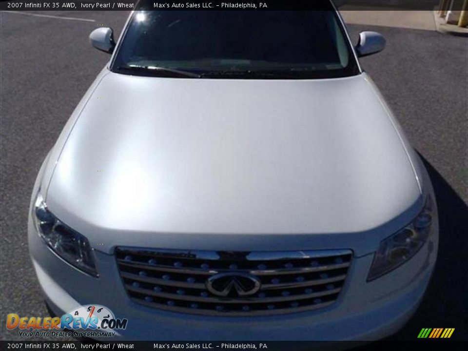 2007 Infiniti FX 35 AWD Ivory Pearl / Wheat Photo #14