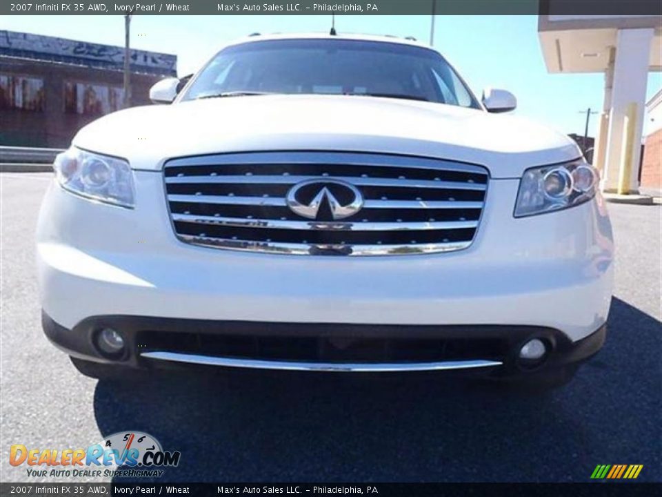 2007 Infiniti FX 35 AWD Ivory Pearl / Wheat Photo #15