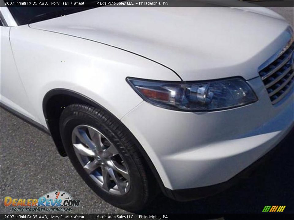 2007 Infiniti FX 35 AWD Ivory Pearl / Wheat Photo #25