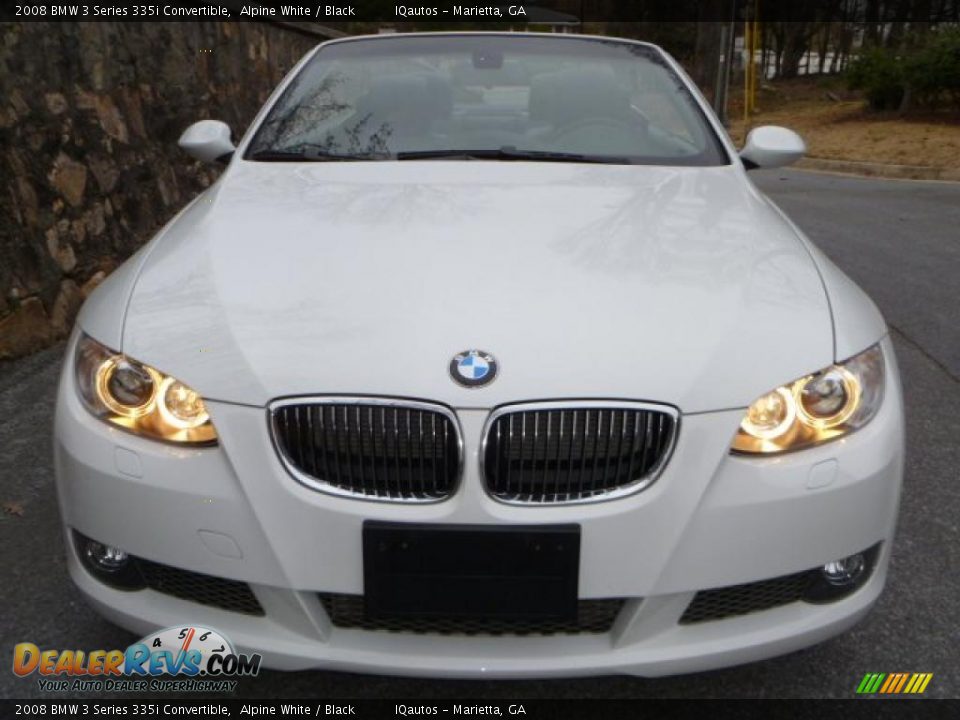 2008 BMW 3 Series 335i Convertible Alpine White / Black Photo #6