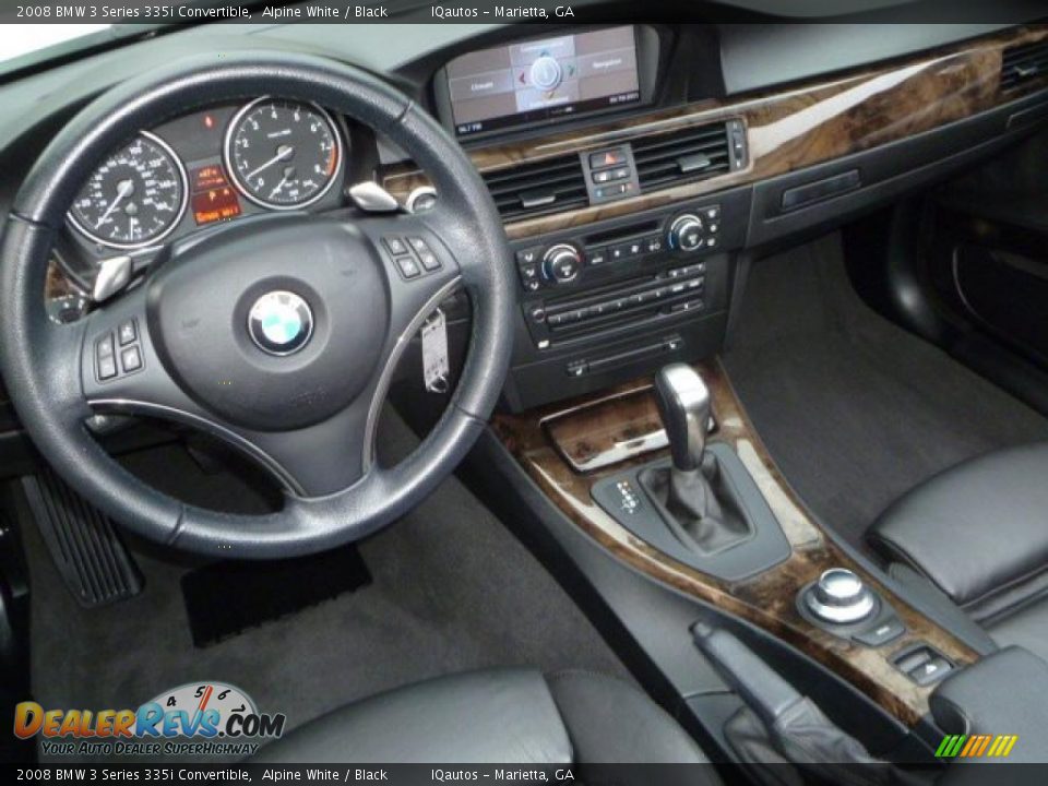 2008 BMW 3 Series 335i Convertible Alpine White / Black Photo #7