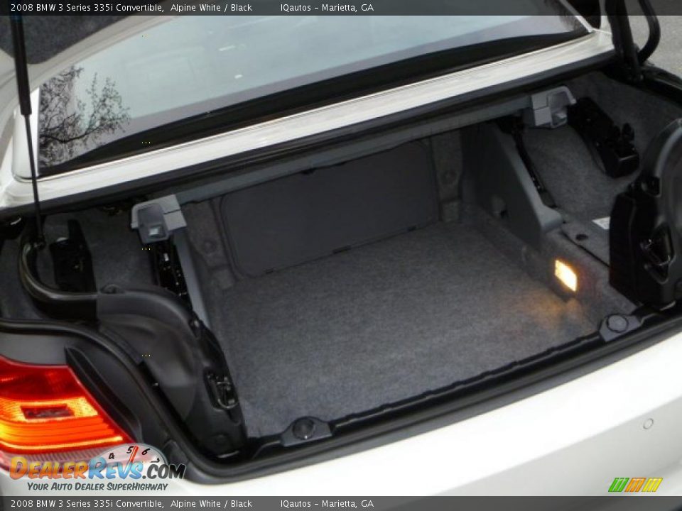 2008 BMW 3 Series 335i Convertible Alpine White / Black Photo #14