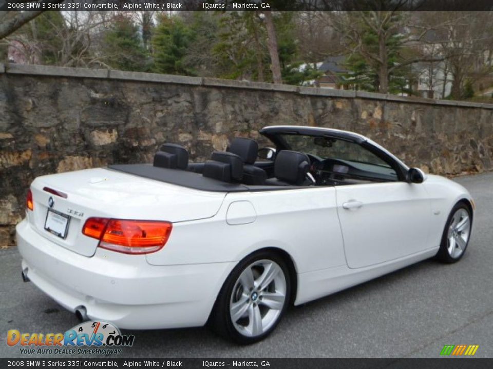 2008 BMW 3 Series 335i Convertible Alpine White / Black Photo #19